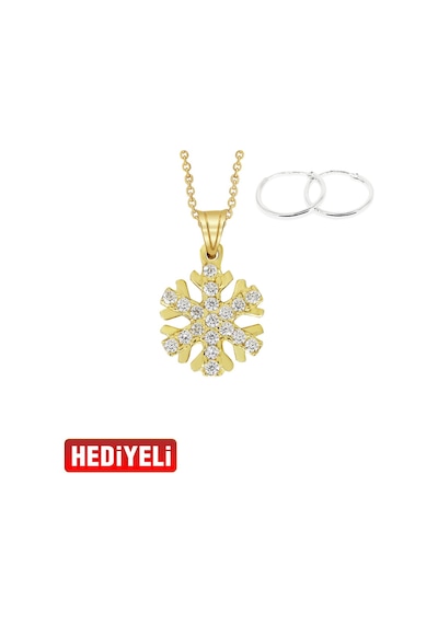Kar Tanesi Altın Kolye Ucu As1435Gkl Altınsepeti
