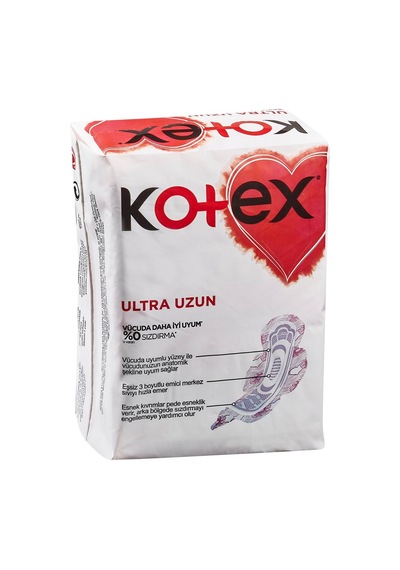 Kotex Ultra Süper Ekonomik Hijyenik Ped Uzun 18'li Maksimum Koruma 2'li Ekonomik Paket - 2 Adet Tarı