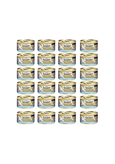 Gold Kıyılmış Ton Balıklı Konserve Yaş Kedi Maması - 85 Gr X 24 Adet