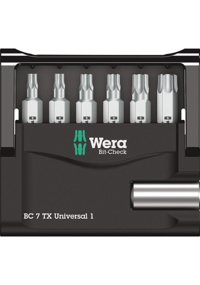 Wera Uç Çeşitleri, Bit-check 7 Tx Universal 1 Sb, 7 Parça, Wera 0