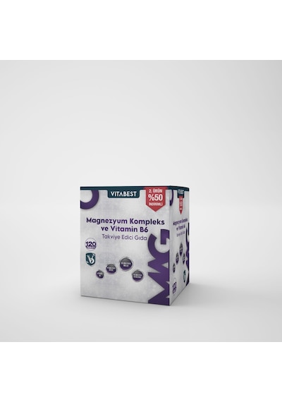 Vitabest Magnezyum Kompleks Ve Vitamin B6 120 Tablet