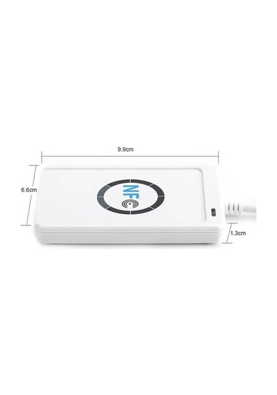 Acr122u 13.56mhz Rfid Okuyucu Yazıcı Usb Kopyalayıcı Nfc Manyetik Kart Anahtarlık Etiket Okuyucu Dvm.101.612