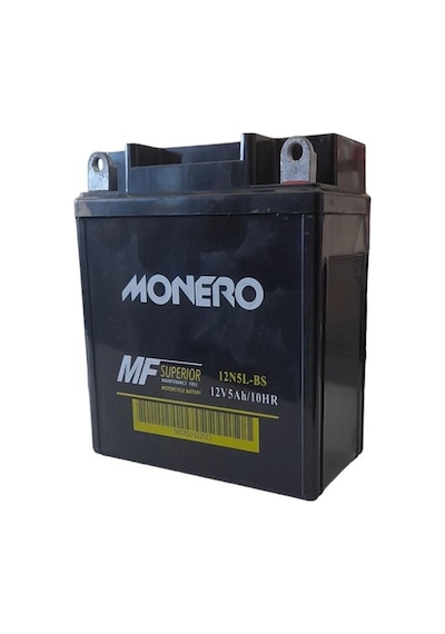 Monero 12v 5amper Yüksek/dik 12n-5l-bs-cup-ybr Akü Ebatları: 119 X 60 X 129mm