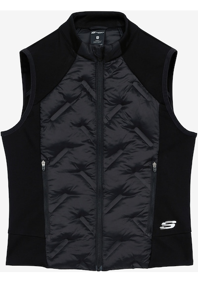 Skechers Outerwear W Padded Lightweight Vest Kadın Siyah Yelek S241153-001