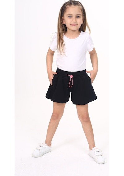 Toontoy Kids Toontoy Kız Çocuk Şort Siyah