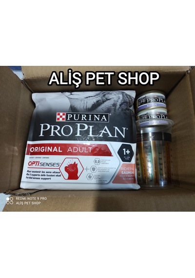 Pro Plan Somon Ve Pirinçli Yetişkin Kedi Maması 1,5kg 2 85 Gr Yaş Mama Hediyeli