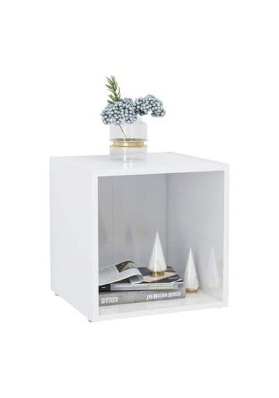 Tdesıgno Melis -kitaplık- Açık Raf - Beyaz 1 Raflı 30 Cm Beyaz
