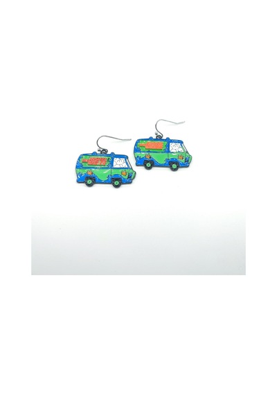 Tedz Collection The Hystery Machine Pin Küpe Çok Renkli