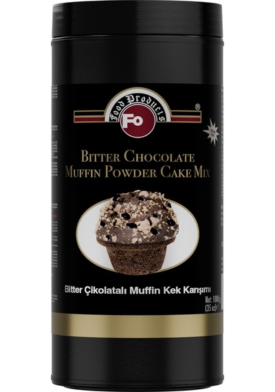 Yumurtasız Bitter Çikolatalı Muffin Kek Karışımı 1 Kg