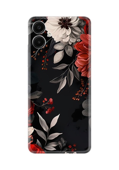 Samsung Galaxy Uyumlu - A06 Kılıf Boutique Baskılı Resimli Non Flowers Pcode -001