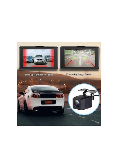 Araç İçi Kamera 2 Kameralı Uhd 4k+2k Ips Hd Ekran Wifi Li Gece Görüşlü Araç Kamerası Car Dvr Dashcam