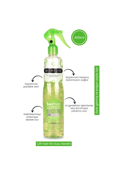 Morfose Biotin Sıvı Saç Kremi 400 Ml 3 Adet