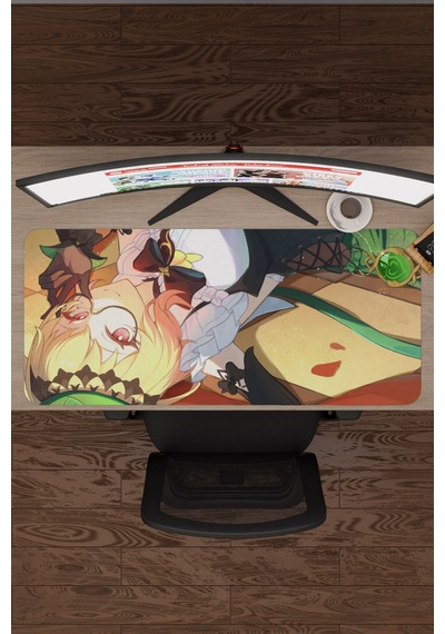Emilie Genshin Impact Anime Gacha V4 - 90x40 Xxl Gaming Mouse Pad Fare Altlığı