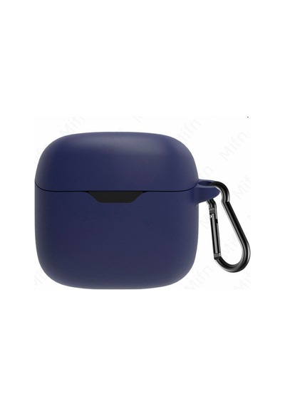 Jbl Tune Flex Kılıf Model Uyumlu Mat Silikon Soft Kancalı Sf7 Siyah