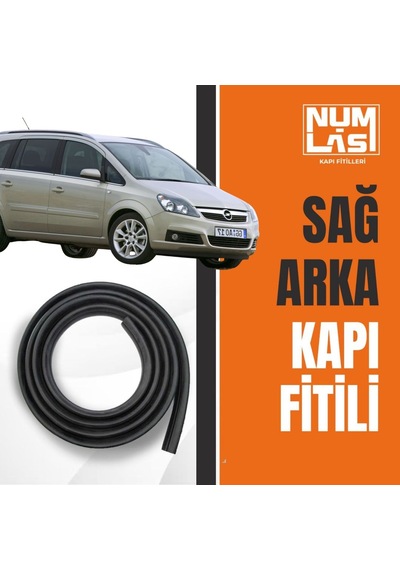 Opel Zafira B 2005-2014 Sağ Arka Kapı Fitili-a Kalite-numlas-nm3954