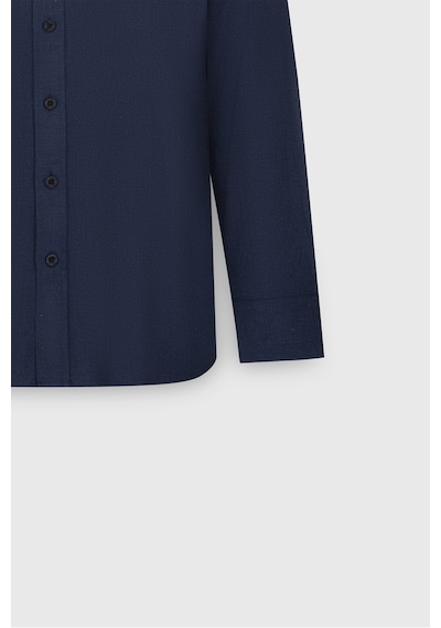 AC&Co / Altınyıldız Classics Erkek Lacı %100 Pamuk Slim Fit Dar Kesim Düğmeli Yaka Flanel Gömlek Lacı