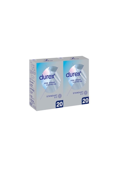 Durex Yok Ötesi Ekstra His İnce Prezervatif 20'li x 2