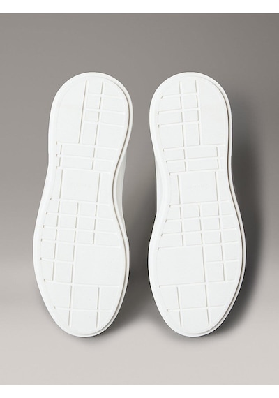 Calvin Klein Kadın Chunky Cupsole Laceup Sneaker-12051 Beyaz / Siyah