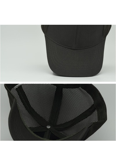 Unisex Ayarlanabilir Haki Fileli Spor Basic Şapka Haki