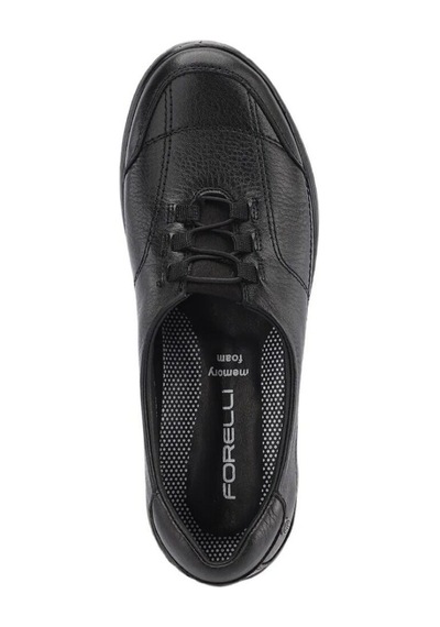 Forelli 21306-h Hefa Siyah Kadın Comfort Deri Ayakkabı 6500 Çok Renkli