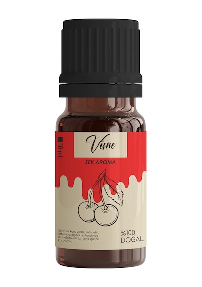 Sek Aroma Hazır Karışım Vişne Kiti - Hazır Karşım Vişne   Aroması 10 ML - 1 L Uyumlu