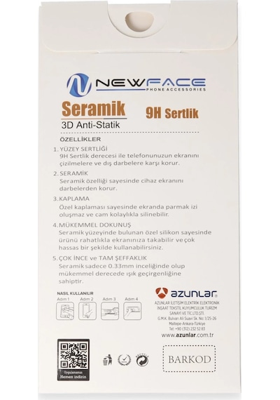 Xiaomi Redmi Note 12 Pro 4g 3d Antistatik Mat Seramik Nano Ekran Koruyucu