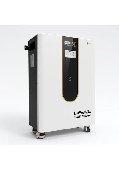 Mexxsun 51.2 Volt 300ah 15.36 Kwh Lifepo4 Lityum Akü