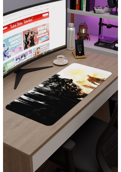 Dying Light Kaymaz Dikişli Kauçuk Oyuncu Mousepad V1 - 70x30 Xl Gaming Mouse Pad Fare Altlığı