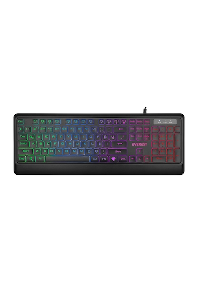 Everest Km-r59, Forza, Usb Kablolu, Türkçe Q, Rainbow Backlight, Memran Tuşlar, Gaming, Klavye Mouse Set Optik