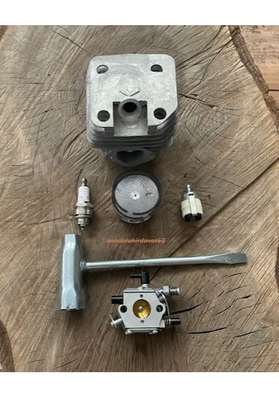 Dha Çin Ağaç Motor Silindir Piston Karbüratör Buji Anahtarı Süzgeç 52cc