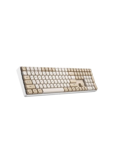 Aigo A108 Milky Brown İngilizce Yellow Switch Mekanik Gaming Klavye