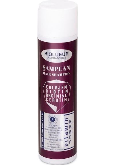 Biolueur Keratin Biotin ve Kolajen Hızlı Saç Uzatan Saç Dökülmesine Karşı Onarıcı Şampuan 250 ML