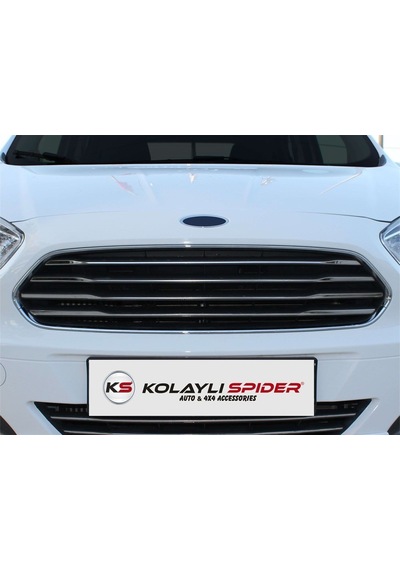 Ford Courier Ön Panjur 4 Prç Krom 2014-2017