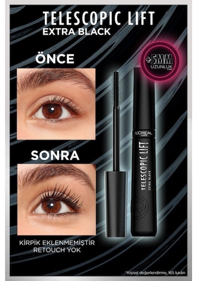 L'Oreal Paris Telescopic Lift Ekstra Siyah Maskara