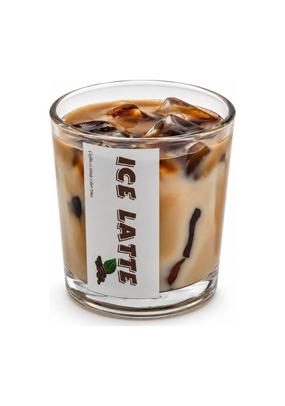 Gül Mum Candle Latte Kokulu Mum - Cam Bardaklı Kahve Kokulu- 12'li Paket Diğer