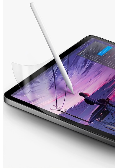 Apple Uyumlu iPad Pro 13'' 2024 M4 Çip Ekran Koruyucu Optix Papper-sketch Serisi Kağıt Hissiyatlı Mat