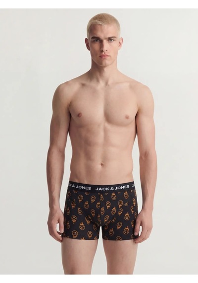 Jack & Jones Jack&jones Jacdale Smiley Trunks 3'lü Erkek Boxer 12301230 Çok Renkli