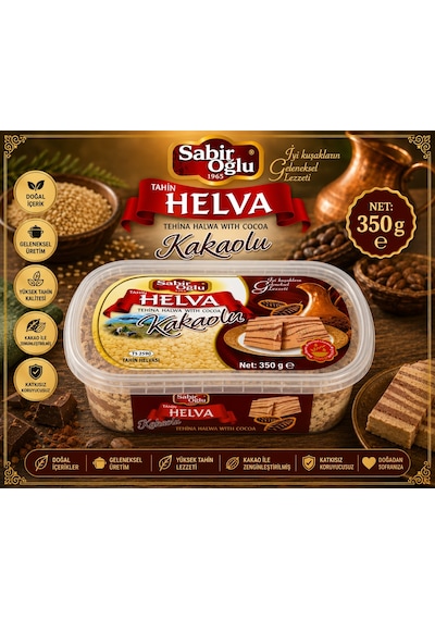 Sabıroğlu Kakaolu Helva Kutu 350 G