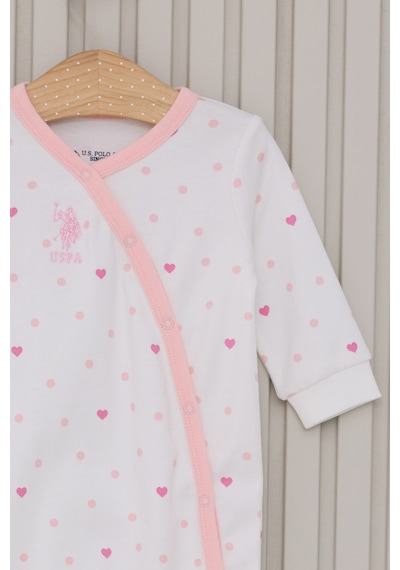 U.S. Polo Assn. U.s. Polo Assn Kız Bebek Beyaz Tulum Beyaz