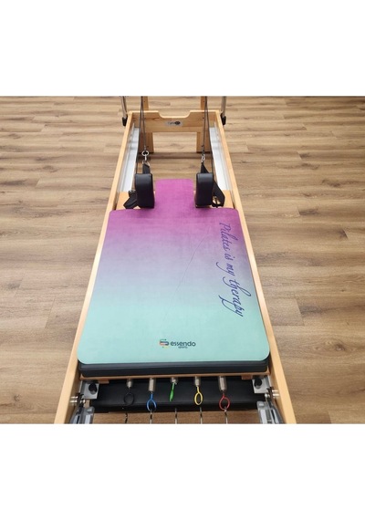 Pilates Is My Therapy' Lila Mavi Reformer Mat Pilates Matı Lila Mavi