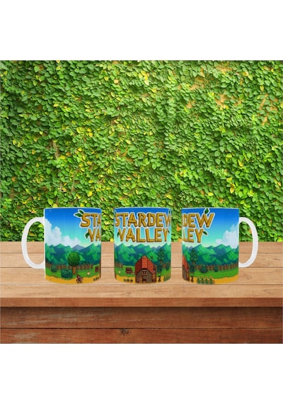 Stardew Valley Kupa Bardak Stardew Valley Mug Beyaz