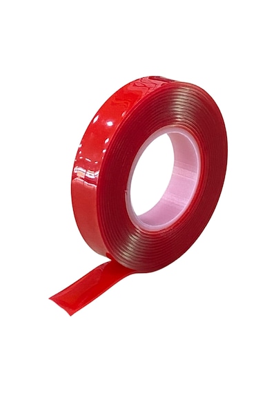 Çift Taraflı Bant 10 MM x 2 M Şeffaf Silikonlu