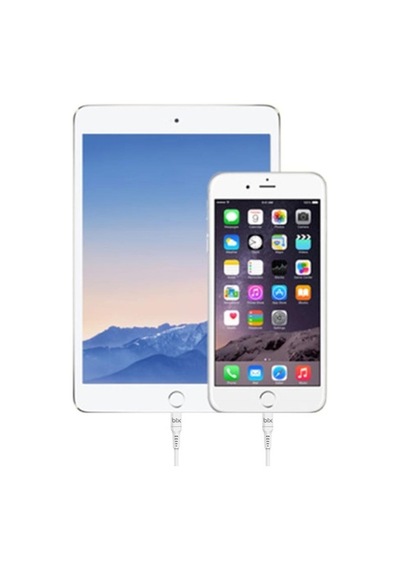 Bix 3A Mfi Sertifikalı Type-C To Lightning AppleiPhone / Apple Uyumlu  Ipad Şarj Ve Data Kablosu Beyaz 1 Metre