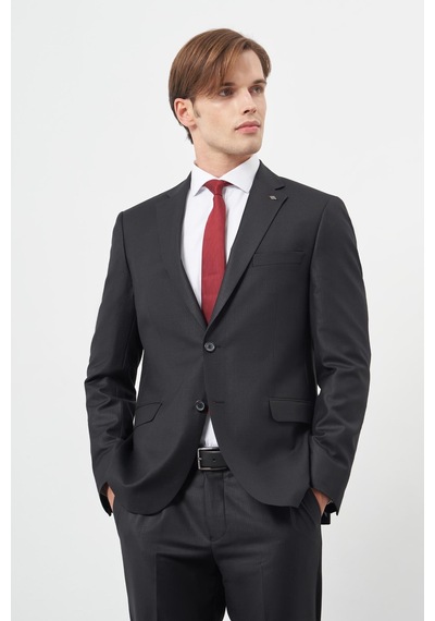 İmza Siyah Düz Gabardin Mono Yaka Tam Astar Çift Yırtmaç 2 Düğme 6 Drop Comfort Fit Classic Takım Elbise 1001245171 Siyah İmza Siyah Düz Gabardin Mono Yaka Tam Astar Çift Yırtmaç 2 Düğme 6 Drop Comfort Fit Classic Takım Elbise 1001245171 Siyah