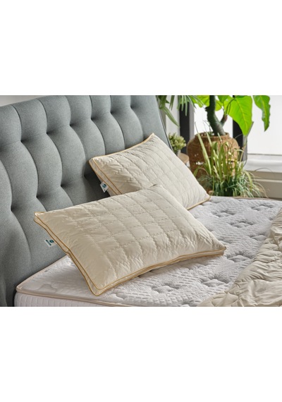 Yün Çift King Size Yorgan Ekru
