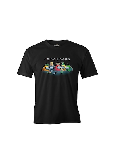 Among Us Impostors I Siyah Erkek Tshirt