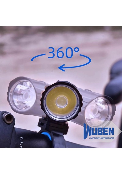 Wuben B2 1300 Lümen Şarj Edilebilir Bisiklet Led Ön Farı - Type-c & Powerbank Özellikli Alüminyum Gövde Bisiklet Işığı Siyah Wuben B2 1300 Lümen Şarj Edilebilir Bisiklet Led Ön Farı - Type-c & Powerbank Özellikli Alüminyum Gövde Bisiklet Işığı Siyah