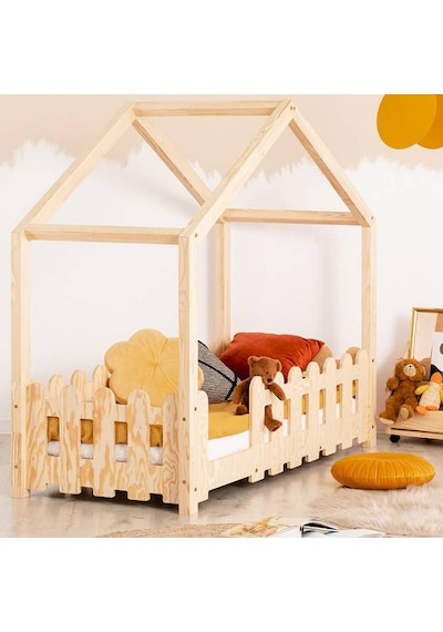 Markaawm Markaawm Nature Karyola Montessori Yatak Ahşap Çocuk Bebek Yatak Akçaağaç