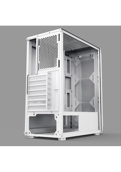 Power Boost VK-P1882BW 650 W 80 PLUS USB 3.0 ATX Mesh Rainbow Mid Tower Bilgisayar Kasası