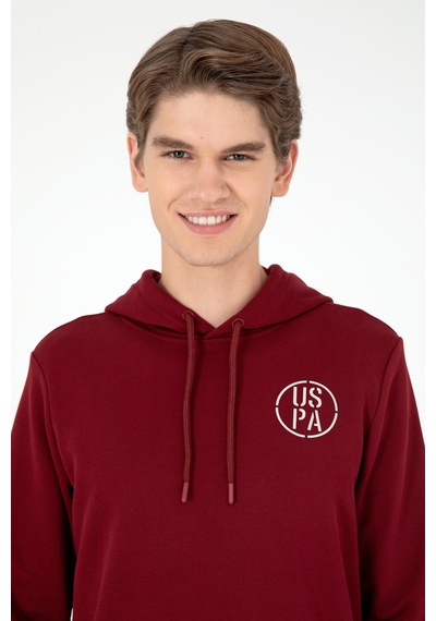 U.s. Polo Assn. Erkek Bordo Sweatshirt 50293361-vr014 Bordo